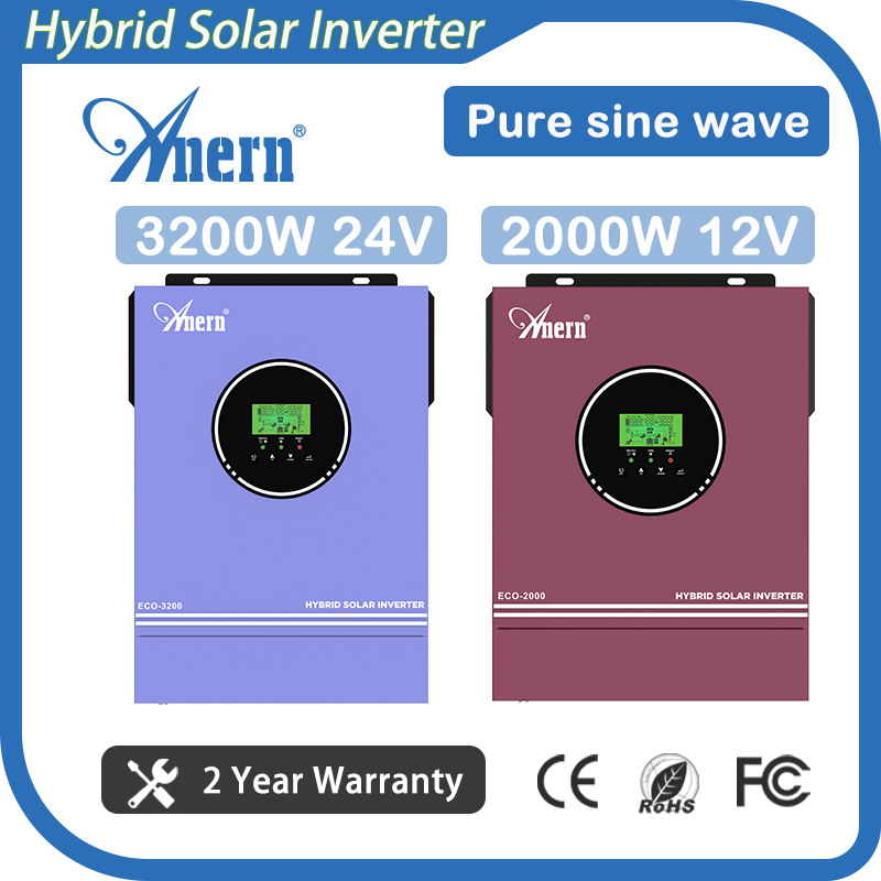 Grid Tie Inverter Limiter 2000W - Hybrydowy inwerter solarny Anern 3200W 2000W