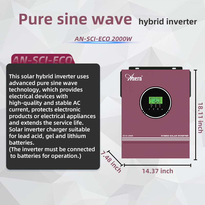 Hybrydowy inwerter solarny Ane – Grid Tie Inverter Limiter 2000W recenzja i cena